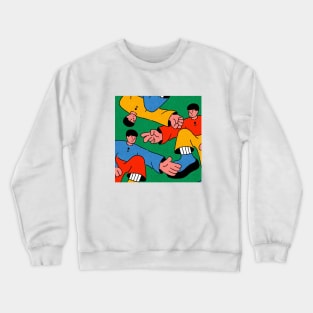 Rock Paper Scissors Game Crewneck Sweatshirt